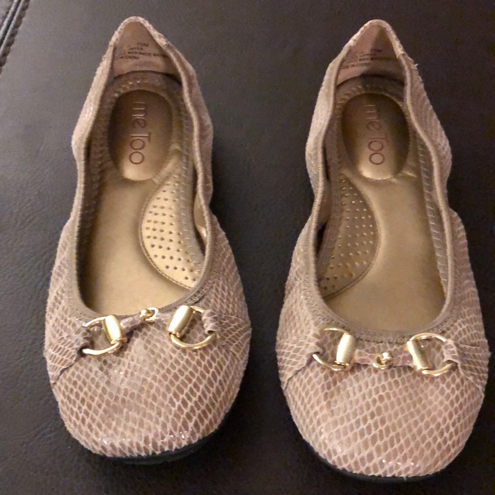 Tan Me Too Flats